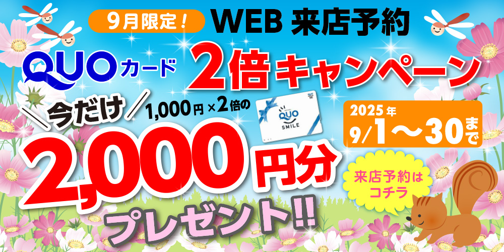 Wアップキャンペーン